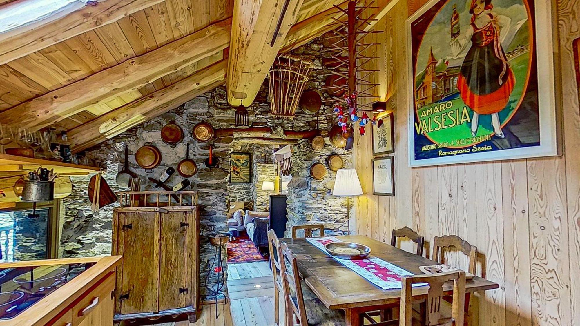 Ca' Scocc, Antica Casa Di Montagna In Valsesia Villa Mollia Exteriör bild